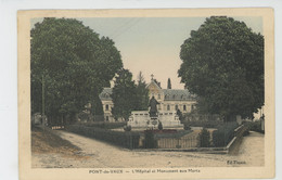 PONT DE VAUX - L'Hôpital Et Le Monument Aux Morts - Pont-de-Vaux