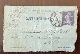 FRANCE Entier Postal N° CLPP4. Cachet à Date 12/05/1906 - Kaartbrieven