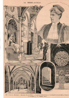 JUSTICE Gravure Papier Coupure De Presse Année 1897 La Femme Avocat Mlle J. Chauvin - Zonder Classificatie
