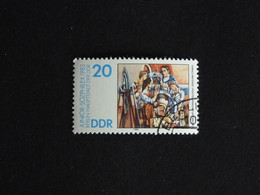 ALLEMAGNE GERMANY DEUTSCHLAND RDA DDR 2456 OBLITERE - H. METZHES PEINTRE - Gebraucht