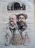 1868 Journal L'ÉCLIPSE N° 17 - ERCKMANN = CHATRIAN Par GILL - PIPES - PHOTOGRAPHIE - Non Classificati
