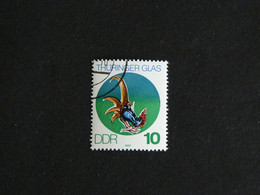 ALLEMAGNE GERMANY DEUTSCHLAND RDA DDR 2474 OBLITERE - VERRERIE DE THURINGE COQ - Gebraucht