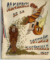 1937 ALMANACH DE LA LOTERIE   DOCUMENT  RARE  VOIR SCANS - Publicités