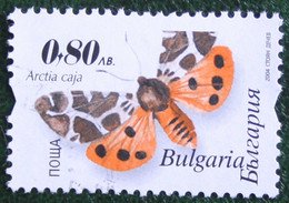 0.80 Vlinder Schmetterlinge Papillon Butterfly Mi 4636A Yv 4007 2004 Used/gebruikt/oblitere BULGARIA BULGARIE - Used Stamps