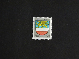 ALLEMAGNE GERMANY DEUTSCHLAND RDA DDR 2563 OBLITERE - ARMOIRIES ROSTOCK - Gebraucht