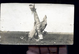 ACCIDENT BIPLAN PHOTO CARTE SOPL......NU  PV    PU - ....-1914: Précurseurs