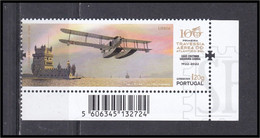 Portugal 2022 Primeira Travessia Aérea Do Atlântico Sul Fairey IIID F 401 Gago Coutinho Aviation Torre De Belém Lisboa - Unused Stamps