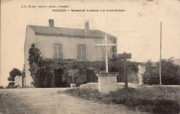 Dep 42 , Cpa RIORGES , Restaurant Fournier à La Croix Blanche  (6934) - Riorges