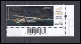 Portugal 2022 Primeira Travessia Aérea Do Atlântico Sul Fairey IIID F 401 Gago Coutinho Aviation Night Sky Stars Plane - Unused Stamps