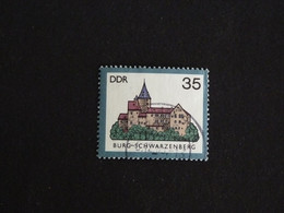 ALLEMAGNE GERMANY DEUTSCHLAND RDA DDR 2501 OBLITERE - CHATEAU SCWARZENBERG - Gebraucht