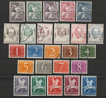 1946 Jaargang Nederland NVPH 449-473 Compleet Gebruikt, Canceled. - Full Years