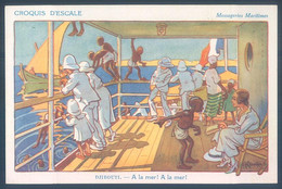 Djibouti Croquis D'Escale Messageries Maritimes H. Gervaise - Gibuti