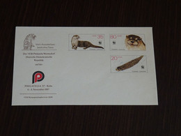 Germany 1987 Postal Stationery WWF FDC VF - Briefe U. Dokumente