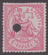 Edifil 151t Usado Telégrafos - Used Stamps