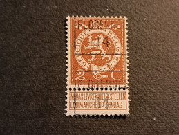 N 109   PREO  C  " FLORENNES 14 " - Typo Precancels 1912-14 (Lion)