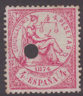 Edifil 151t Usado Telégrafos - Used Stamps