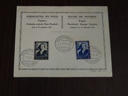 Belgium 1937 Reine Elisabeth Cover VF - ....-1951