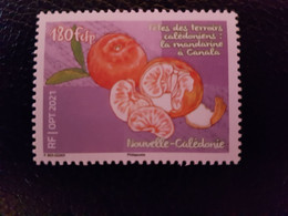 Caledonia 2021 Caledonie Fruit MANDARINE CANALA Mandarin Orange 1v Mnh - Ungebraucht