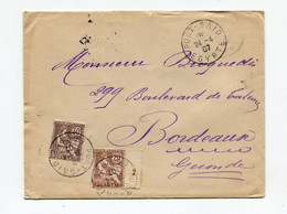 !!! LETTRE DE PORT SAID POUR BORDEAUX DE 1907 - Storia Postale