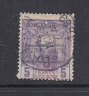 Belgian Congo, Scott Q4, Used With Black Banana 1889 Cancel (tiny Pinhole) - 1884-1894