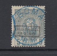 Belgian Congo, Scott Q6, Used, Blue Boma Cancel - 1884-1894