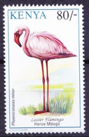 Lesser Flamingo, Water Birds, Kenya 1993 MNH,(**) - Flamingos