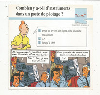 Fiche Illustrée BD,1991,Hergé Moulinsart / Casterman, TINTIN, Vol 714 Pour Sidney, 150x150 Mm, Frais Fr 1.65e - Autres & Non Classés