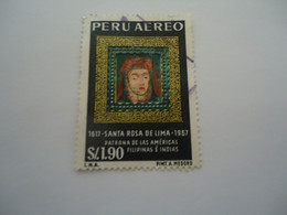 PERU USED STAMPS   SANTA ROSA - Peru