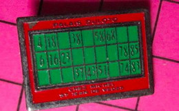 2717 Pin's Pins / Beau Et Rare / THEME : JEUX / GRILLE LOTO PALAIS DU LOTO CHEZ MICHEL ST JEAN DE VEDES - Jeux