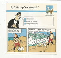 Fiche Illustrée BD,1991,Hergé Moulinsart / Casterman, TINTIN, L'étoile Mystérieuse, 150x150 Mm, Frais Fr 1.65e - Autres & Non Classés