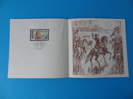 Document 1er Jour Decaris Gravure Taille Douce Tirage Velin D'Arches 2000 Exemplaires Louis XIV - Documents Of Postal Services