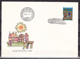 Hungary 1989 Christmas Religions Celebration Christianity FDC - Cartas & Documentos