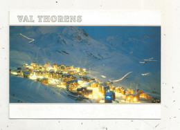 Cp , 73 , VAL THORENS , Vue Générale De La Station Illuminée , Voyagée - Val Thorens