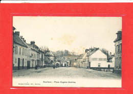 Delcampe - 80 DOULLENS Cpa Place Eugene Andrieu    Edit Boulogne Cresson - Doullens
