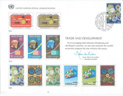 United Nations > New York – UN Big Document - 1983 Trade And Development,signature - Briefe U. Dokumente