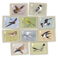 GB UK New *** 2022 Migratory Birds , Fauna, Animal, 10V Postcards MNH (**) - Sin Clasificación