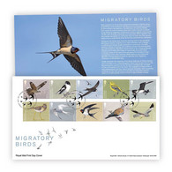 GB UK New *** 2022 Migratory Birds , Fauna, Animal, FDC + Brochure (**) - Ohne Zuordnung