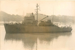 Bateau Guerre M618 * Carte Photo * Militaria * Marine Militaire Française * Photo BYTCHKOVSKY - Warships