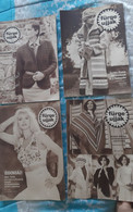 1978 79 Fürge Ujjak HUNGARY VINTAGE WOMAN FASHION Handicrafts Crochet LOT MAGAZINE NEWSPAPERS CHILDREN KNITTING WOOLWORK - Fashion