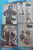 1969 79 Fürge Ujjak HUNGARY VINTAGE WOMAN FASHION Handicrafts Crochet LOT MAGAZINE NEWSPAPERS CHILDREN KNITTING WOOLWORK - Fashion