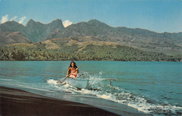 ¤¤  -   POLYNESIE-FRANCAISE  -   TAHITI   -   OROHENA  -  La Plus Haute Montagne , Vue De La Baie De Matavai       -  ¤¤ - Polynésie Française