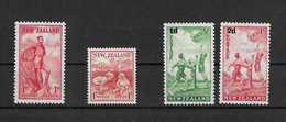 1936 - NEW ZEALAND - CAT.ST. GIBBONS N.602 - 610 - 611/13 - MINT NEVER HINGED - NON LINGUELLATI - - Unused Stamps