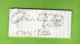 1843 De Bordeaux  Rey Jeune Pour Nogaro Marchand De Draps à Trie Sur Baïse (Hautes Pyrénées) LETTRE COMMERCIALE V.SCANS - 1801-1848: Vorläufer XIX