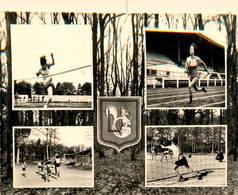 Tours * Lycée Mixte De Grandmont * Souvenir Cpa 4 Vue * Athlétisme Sport * Carte De L'association Sportive - Tours