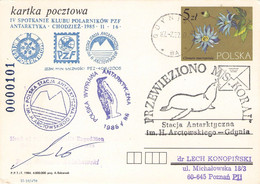 POLAND - POSTCARD GDYNIA 1987 KLUB POLARNIKOW - ANTARCTIC / GR243 - Brieven En Documenten