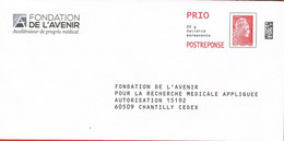 France. Postréponse. Fondation De L'avenir N° 298564 - Listos A Ser Enviados: Respuesta