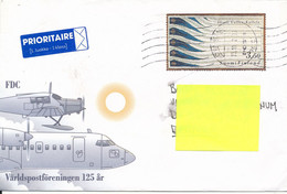 Finland Cover Sent To Denmark 23-10-2000 Single Franked - Storia Postale