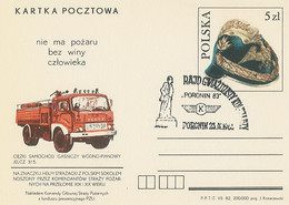 Poland Postmark D83.04.23 Por: PORONIN Tourism Rally Railwaymen Lenin Monument - Stamped Stationery