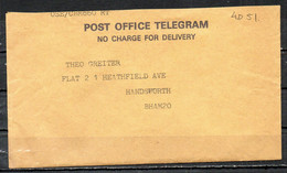 GRANDE-BRETAGNE. Télégramme. Birmingham 1981. - Unclassified