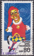 DDR 1984. Puppenspieltechniken, Kasper, Handpuppe, Mi 2677 Gestempelt - Muñecas